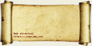 Isidora Amanović vizit kartica